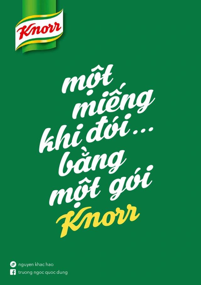 Một miếng khi đói bằng một gói Knorr