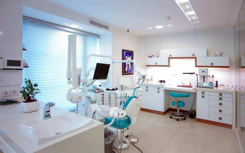 Modern MedSpa reception desk with appointment booking workflow