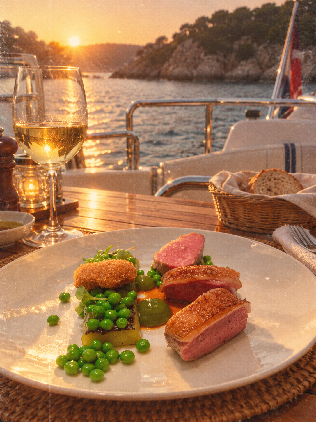 Sunset plated course