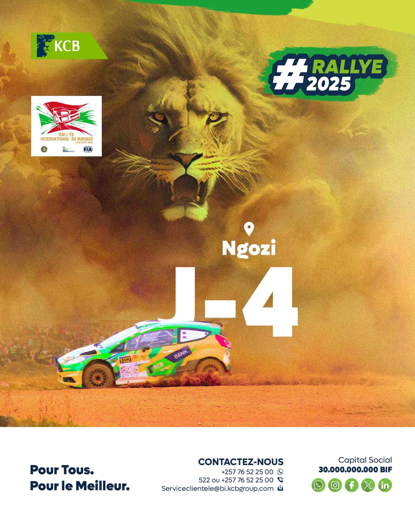 KCB Bank Burundi African Rally Championship image 1