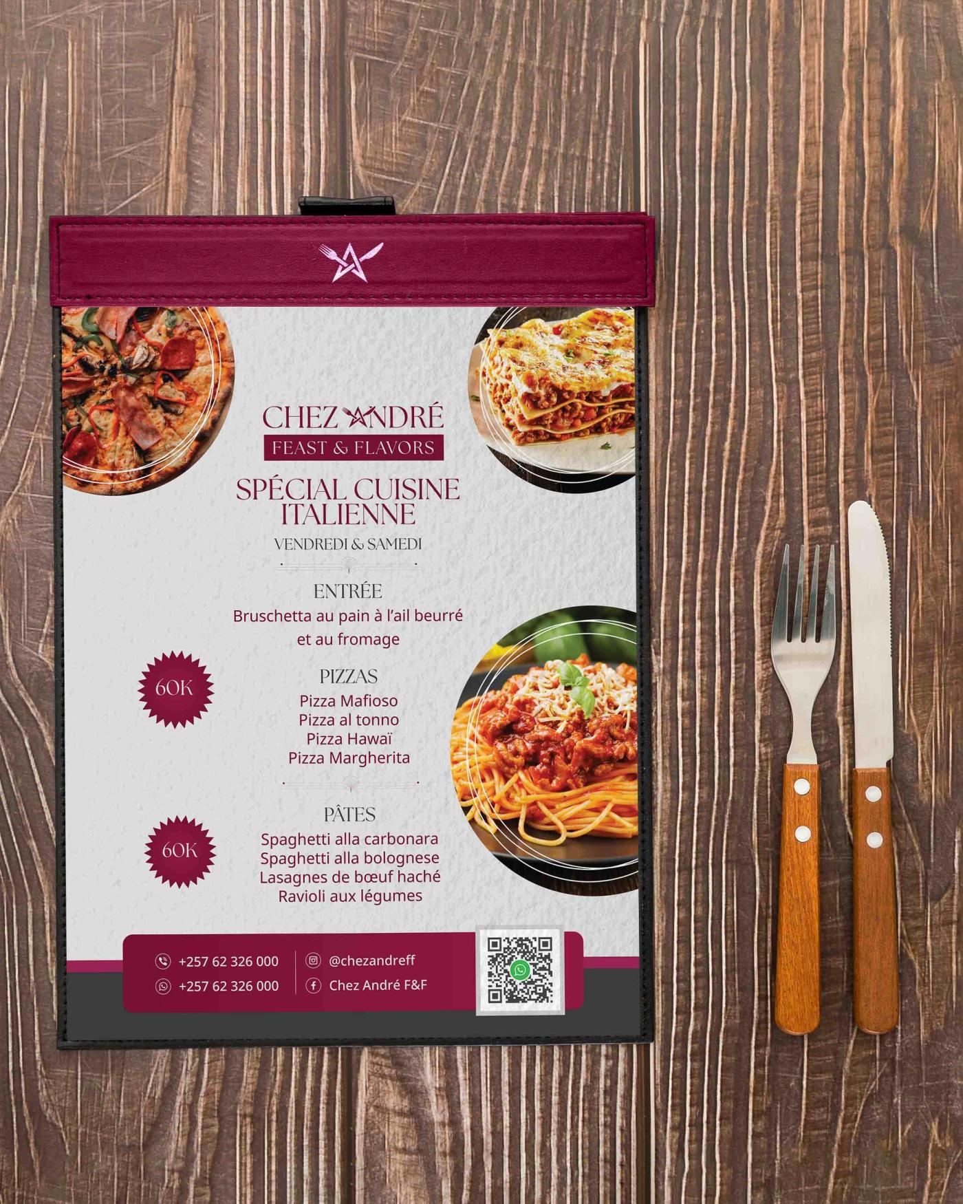 Chez André Fest and Flavors Social Media Contents & Mockups image 2