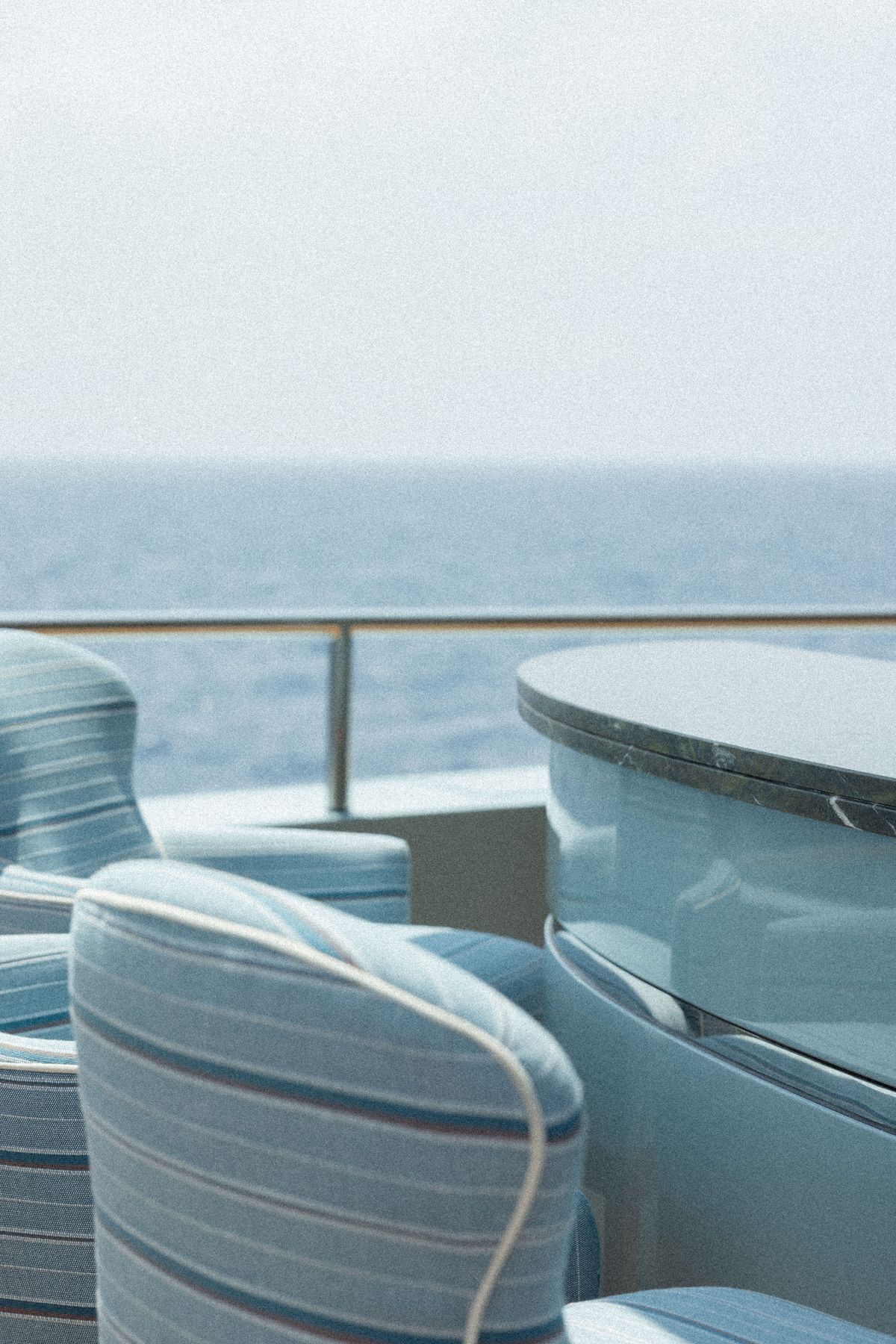 Yacht deck seating with ocean view — Photo: Armada Club