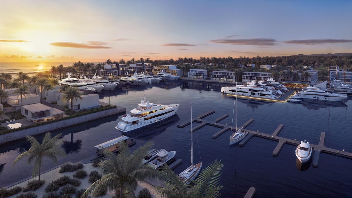 Port Nimara development aerial view, Anguilla