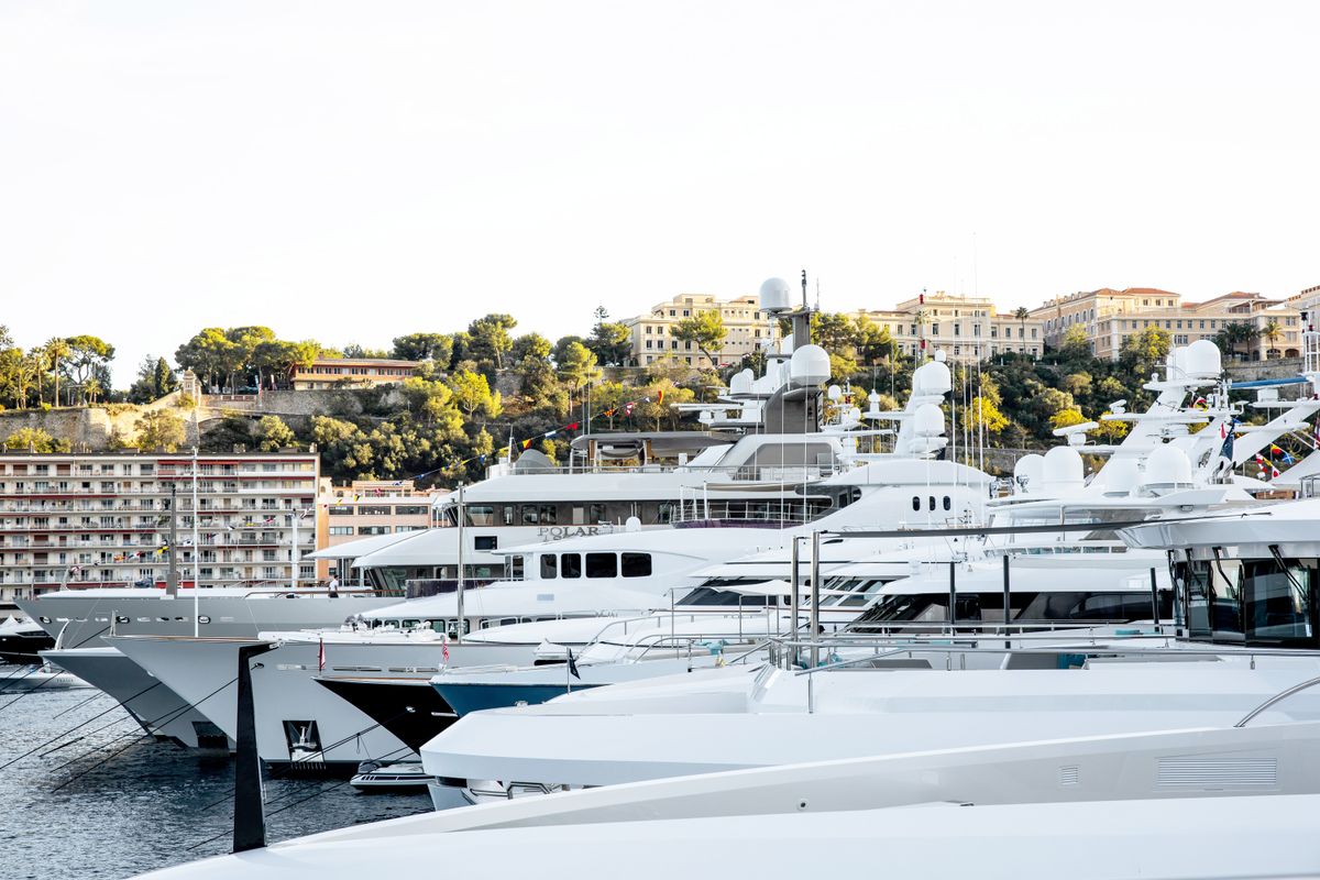 Superyacht fleet in Monaco — Photo: Armada Club