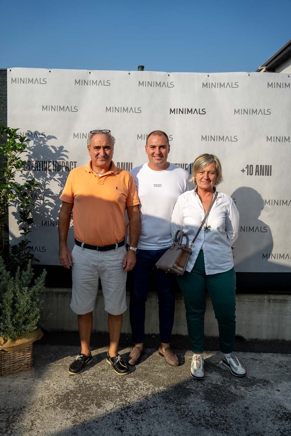 Foto ricordo di Stefano Terreni e la famiglia Terreni