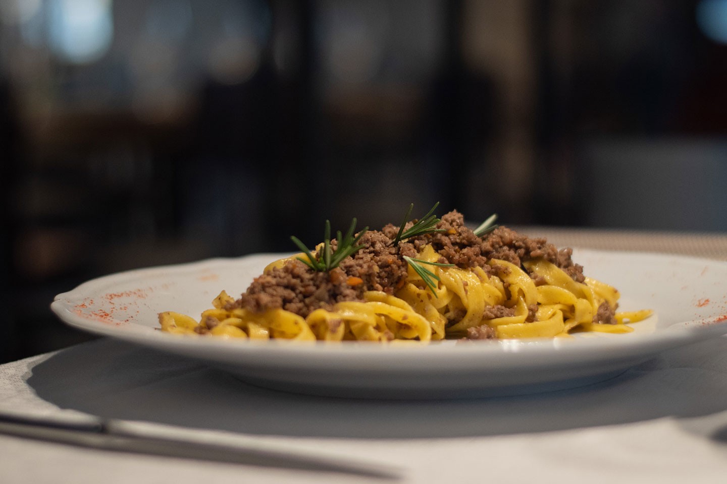 pasta al ragù il bue blu
