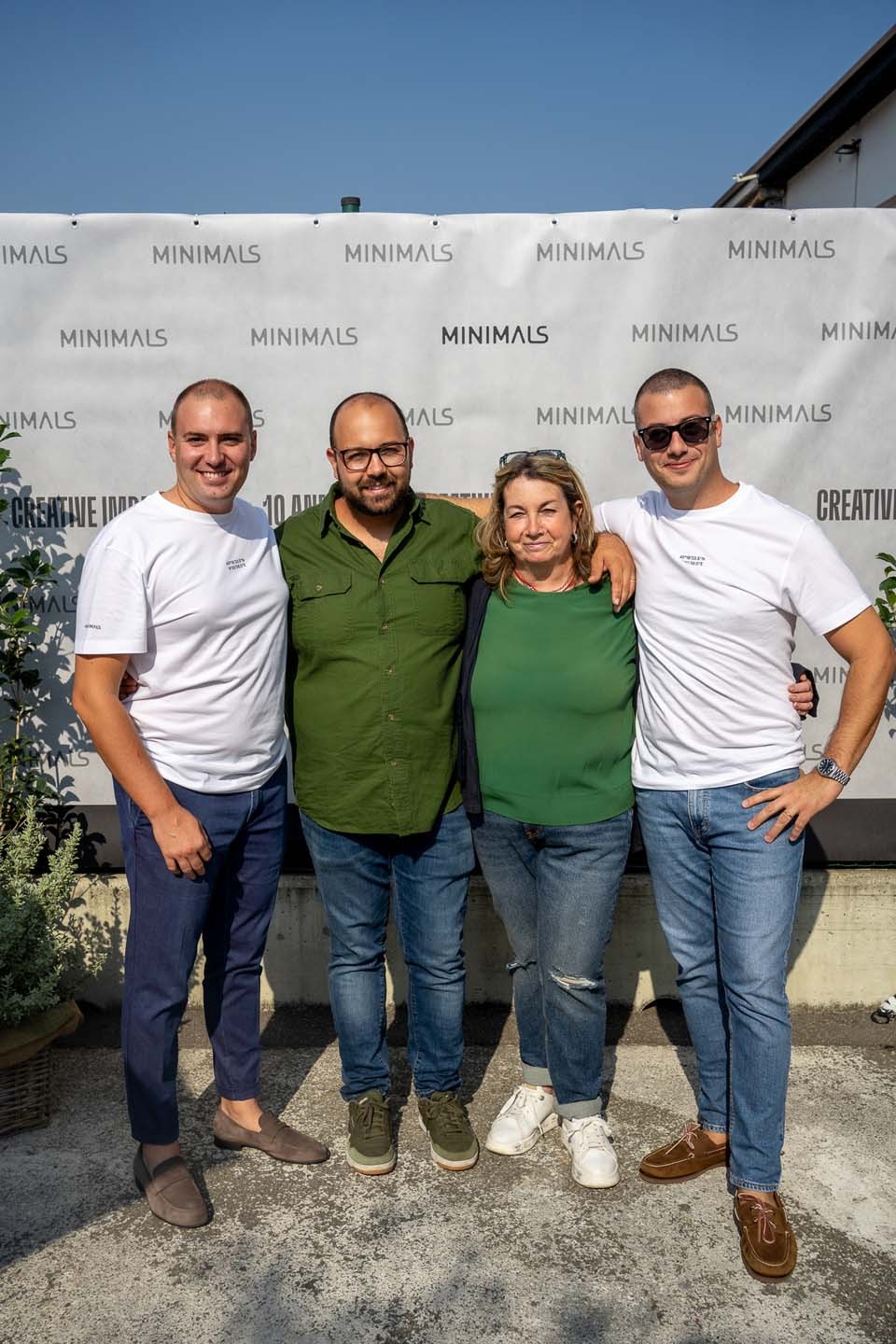 Ritratto degli invitati insieme a Stefano Terreni e Emanuele Carelli