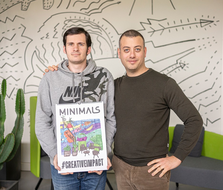 Minimals newsroom calendario 2025 filippo e Emanuele