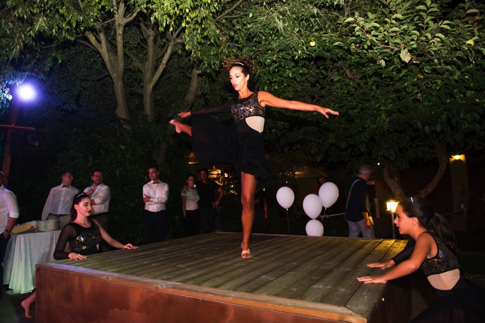 Show serale con ballerine per festeggiamenti 