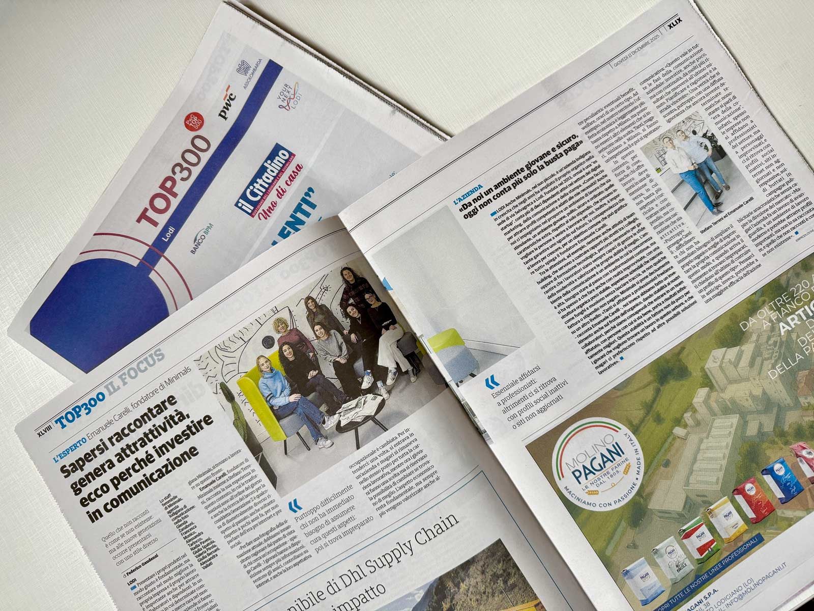Minimals editoriale top 300 Lodi