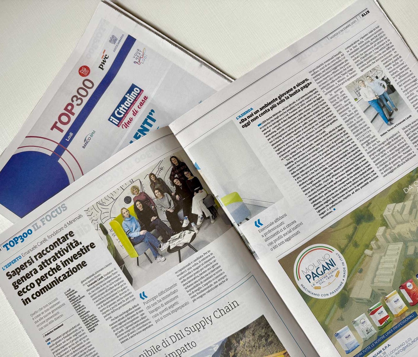 Minimals editoriale top 300 Lodi
