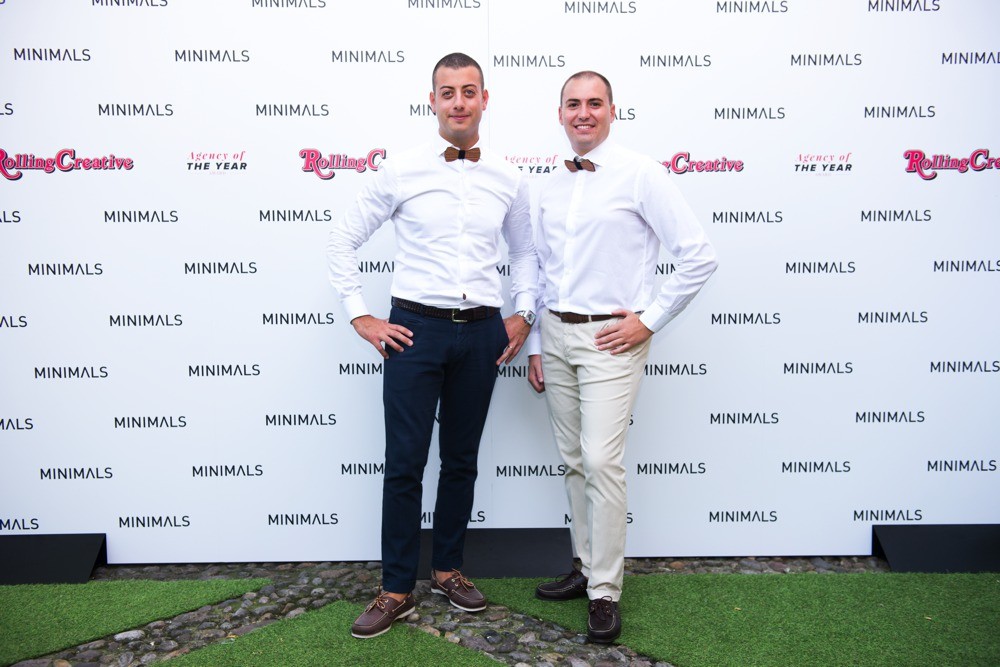 Stefano Terreni e Leonardi Carelli evento Minimals