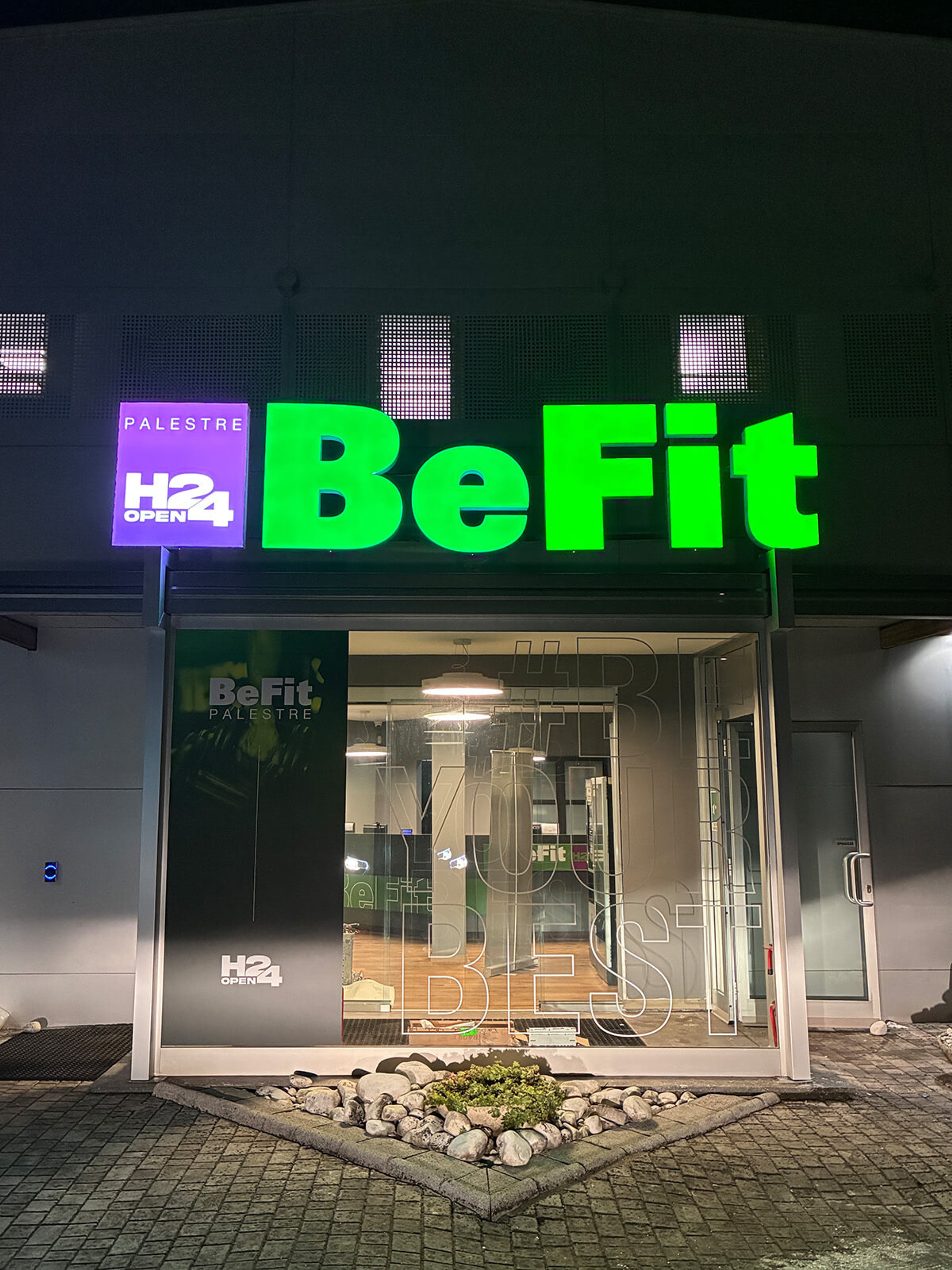 Allestimento sede Be Fit