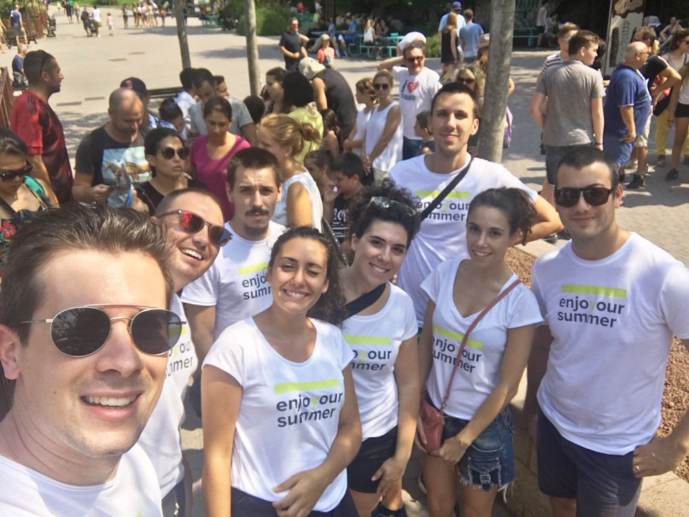 Foto team di Minimals a Gardaland