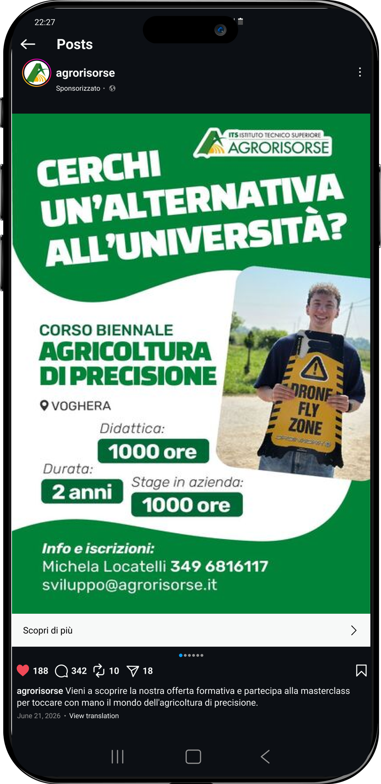 Agrorisorse ads telefono