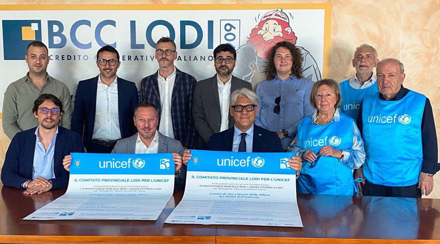 Minimals partecipa all'evento dei 50 anni di UNICEF Italia