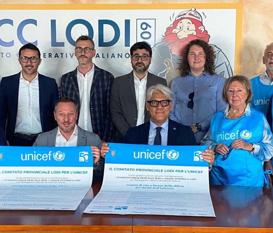 Minimals partecipa all'evento dei 50 anni di UNICEF Italia
