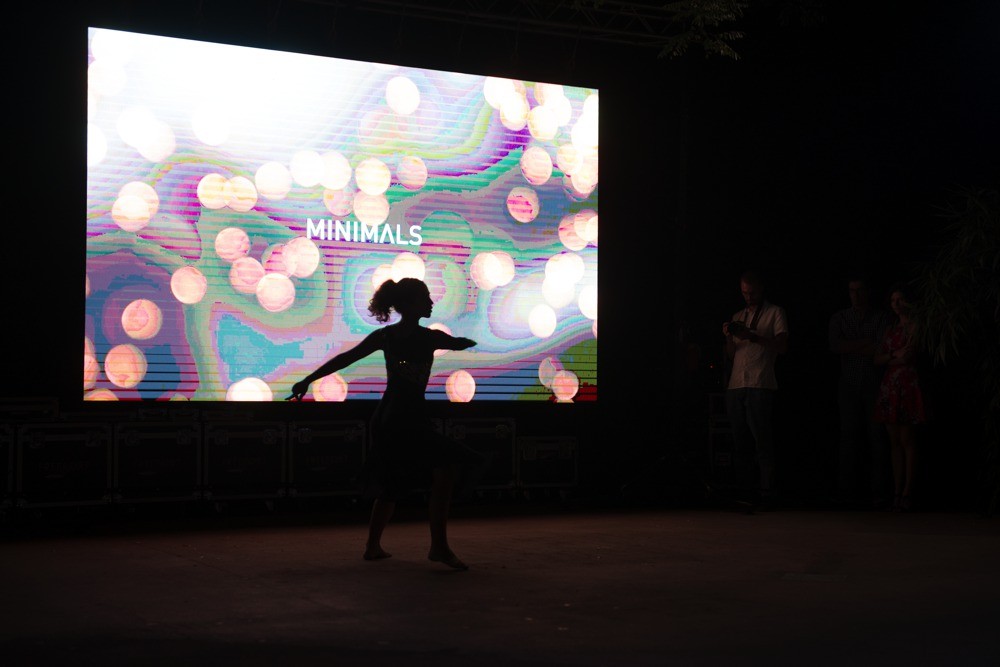 Ballerine all'evento di Minimals