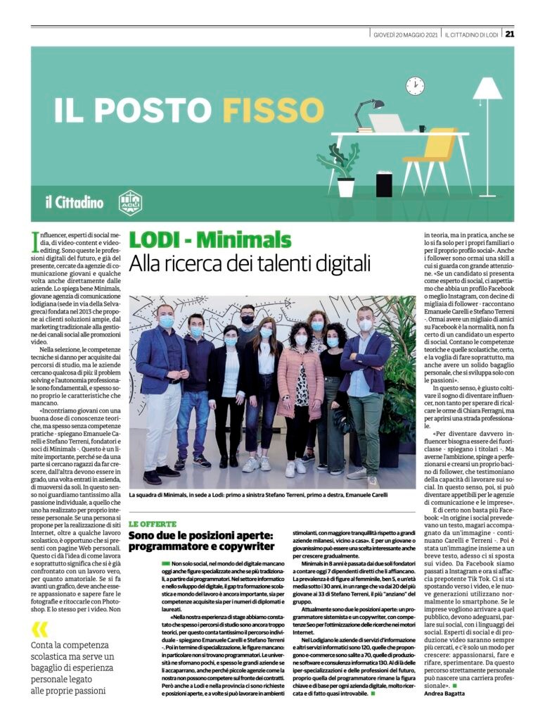 Alla ricerca dei talenti digitali