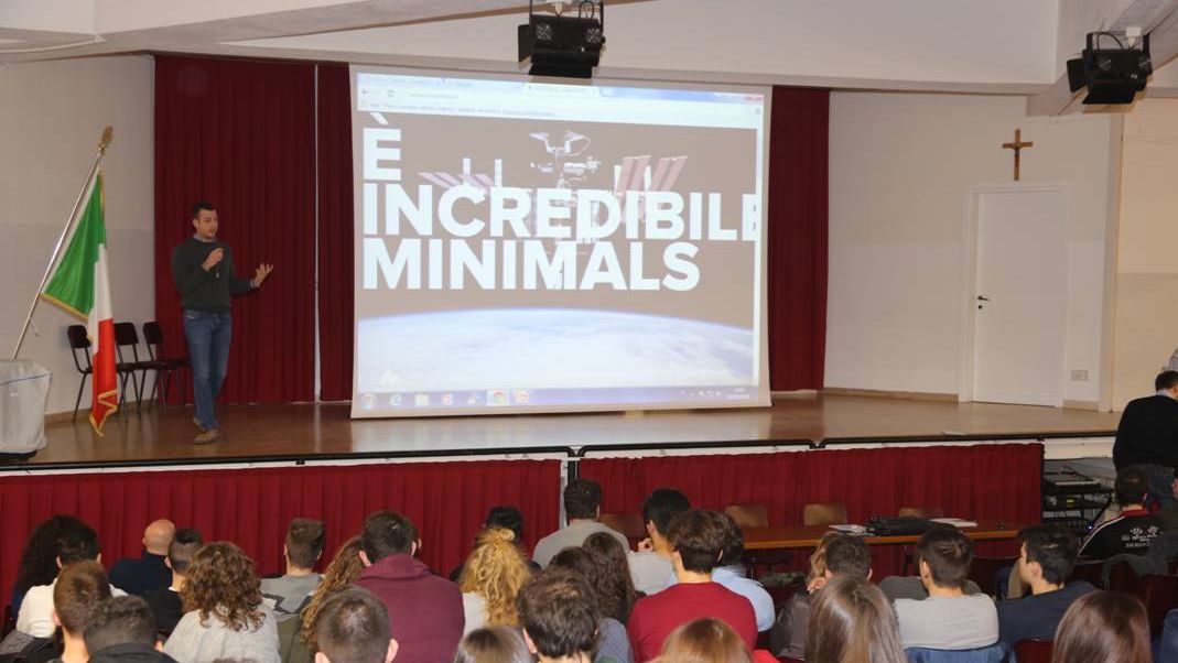 Presentazione di Minimals all'Itis Cesaris di Casalpusterlengo