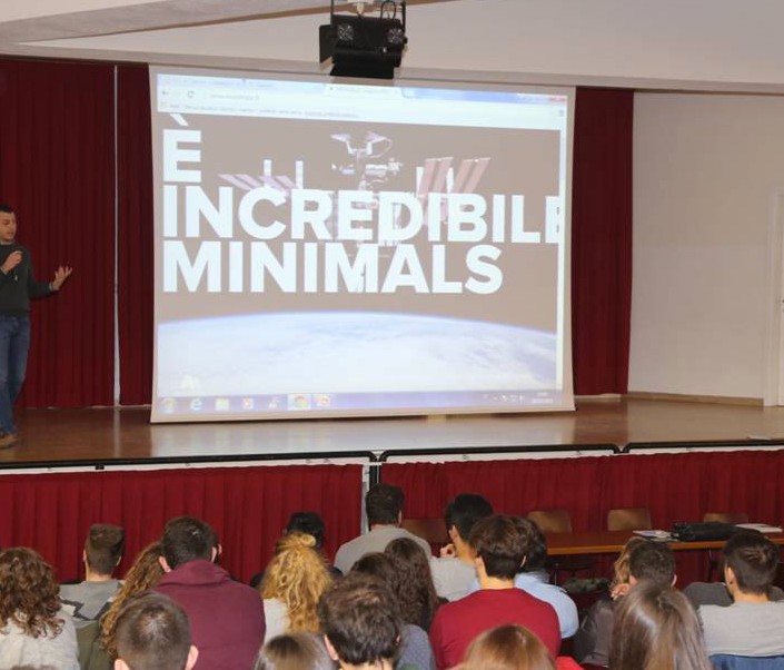 Presentazione di Minimals all'Itis Cesaris di Casalpusterlengo