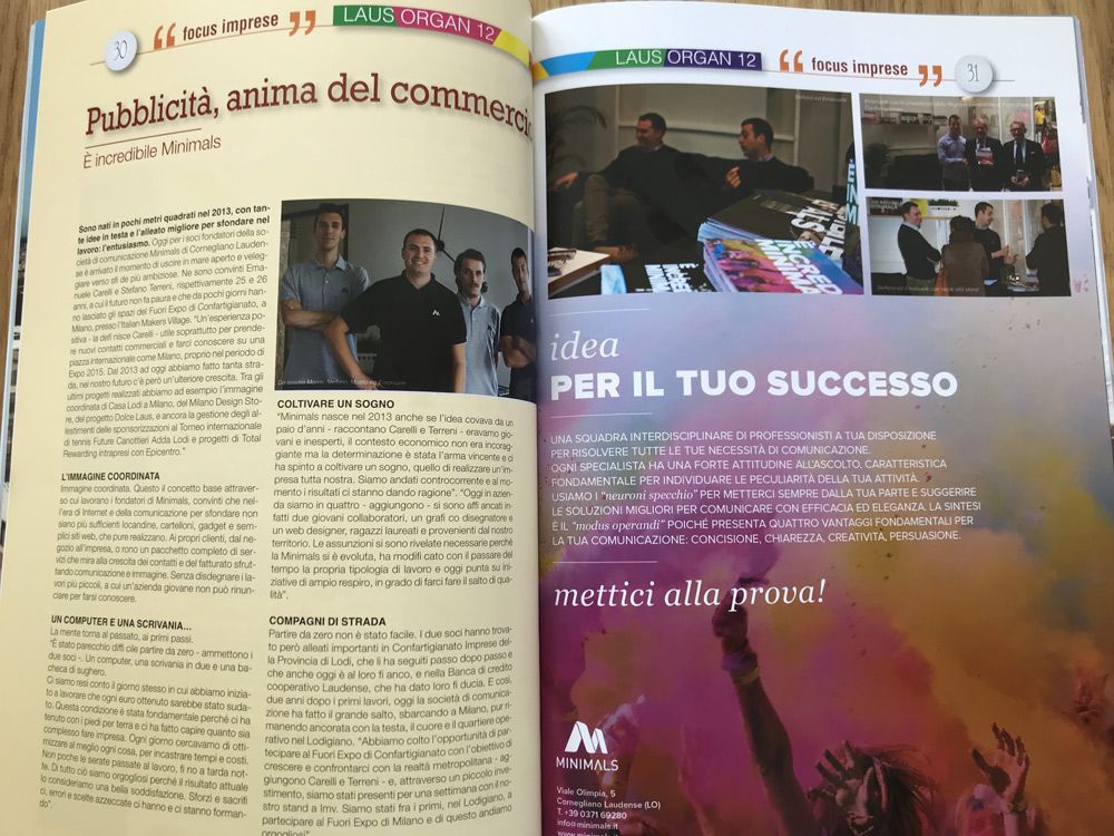 Articolo di Laus Organ Bcc