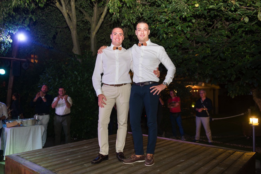 foto di Stefano Terreni e Leonardo Carrelli all'evento di Minimals