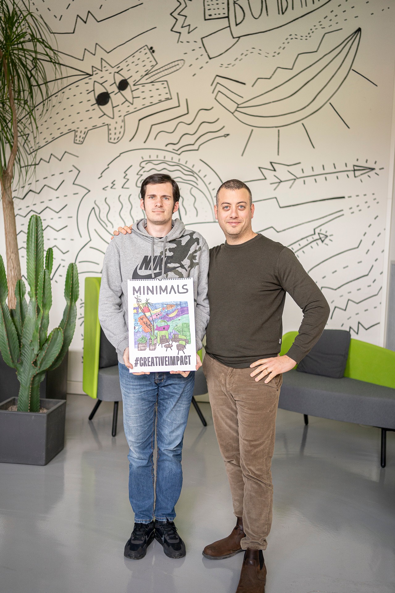 Emanuele Carelli e Filippo Berganton Minimals Calendario 2025