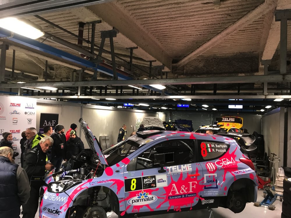 macchine del rally di Monza
