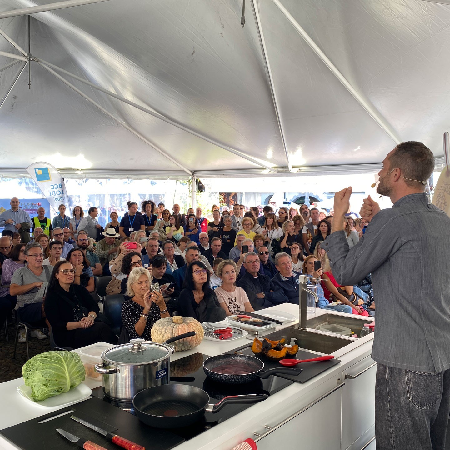 masterclass culinaria all'evento Le Forme del Gusto