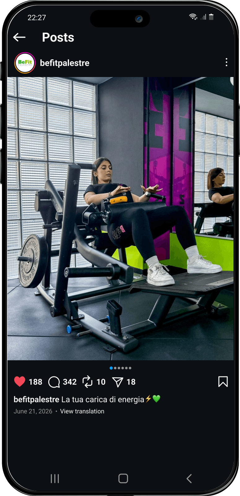 allenamento befit Piacenza