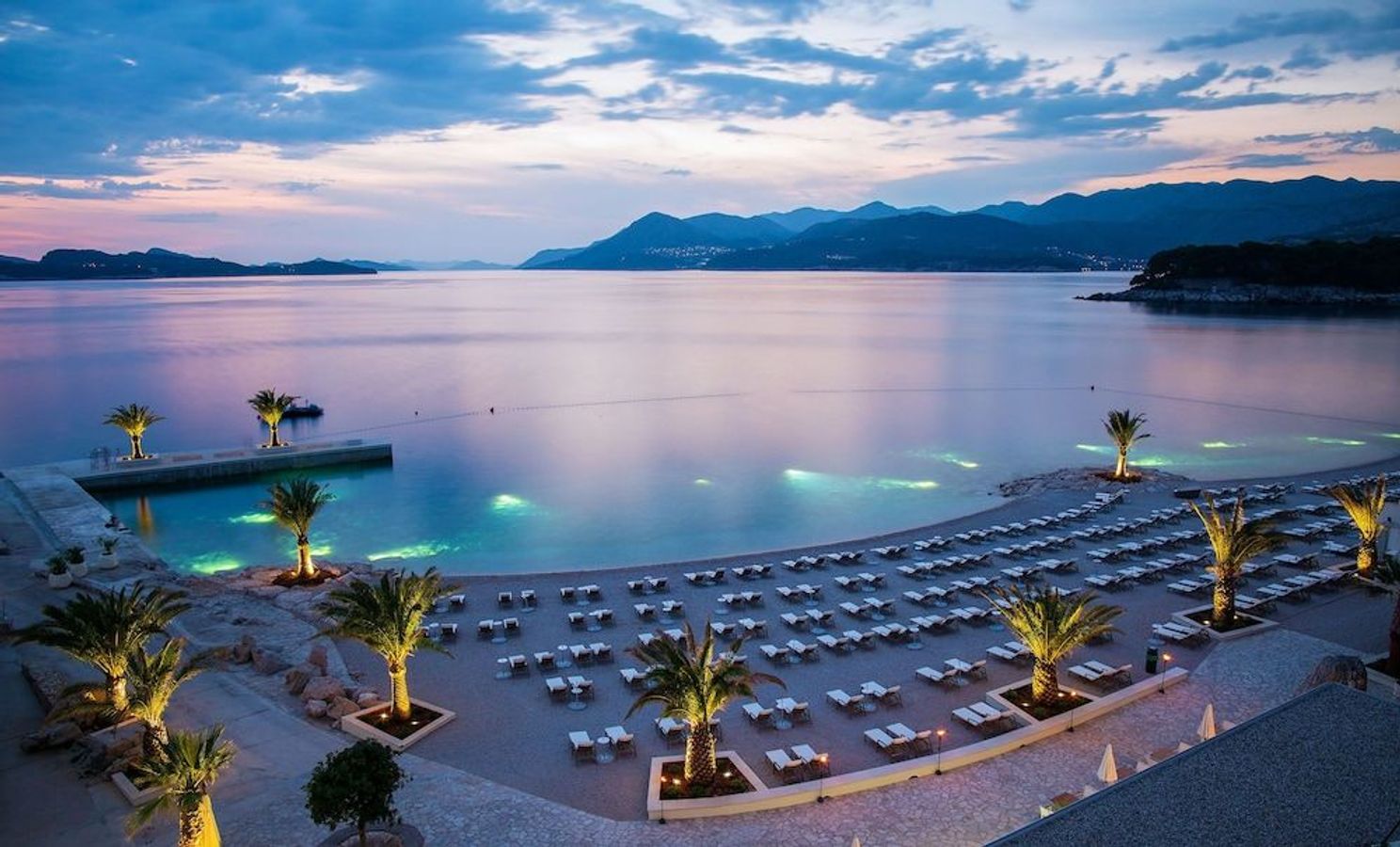 En drømmelignende beliggenhet med privat strand på Valamar Collection Dubrovnik President Hotel