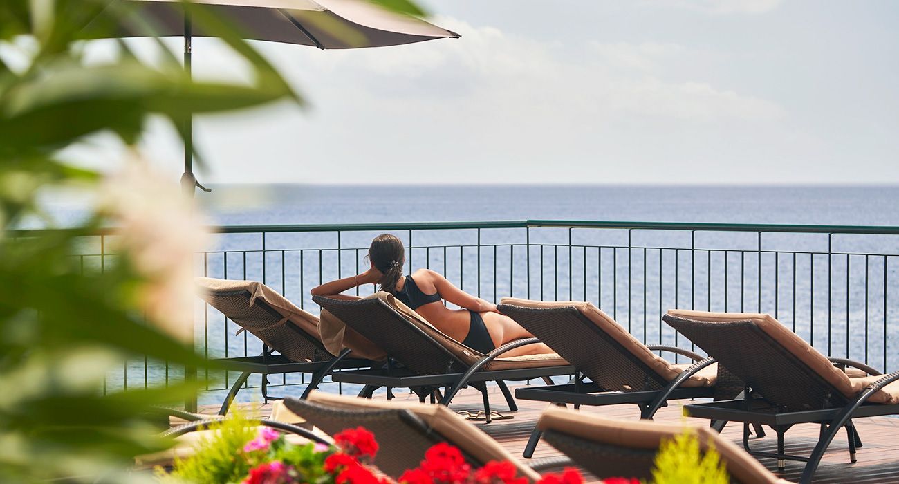 Havutsikt på The Cliff Bay som ligger i Funchal