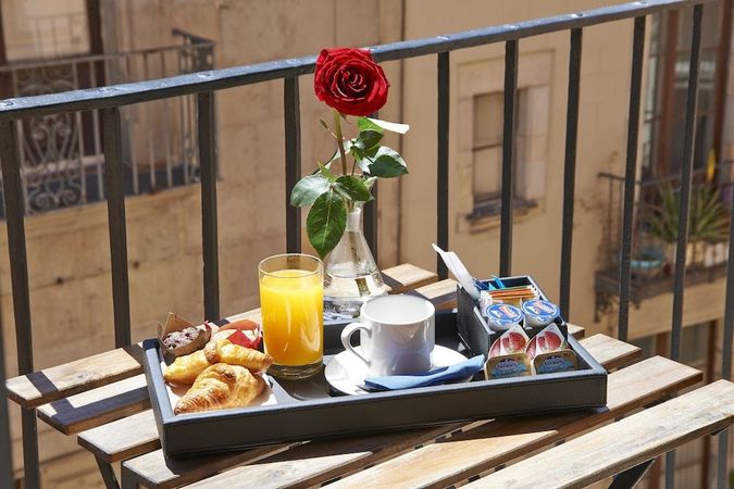 Hotelværelse Barcelona med altan 