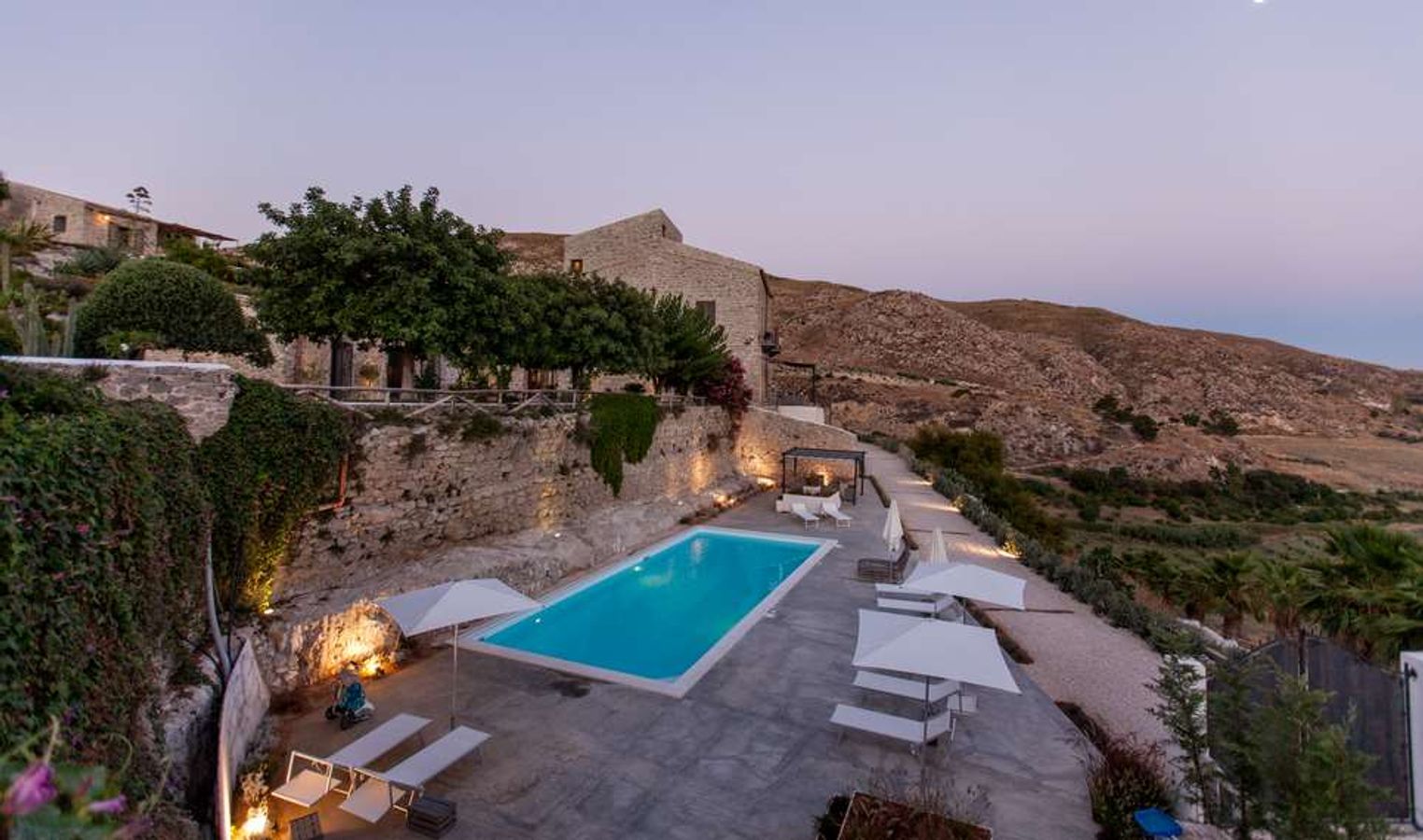 Bondegårdsferie med pool i Italien