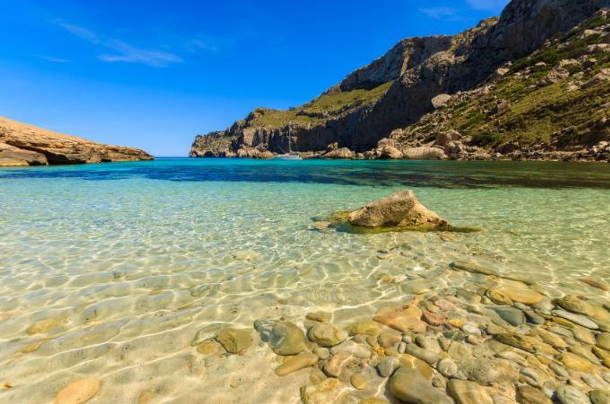 Cala Figuera på Cap Formentor