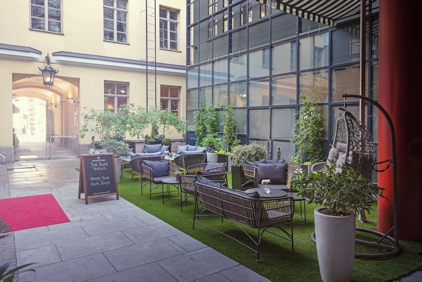 På Haven Hotel i Helsinki er det nok av koselige steder å slappe av.
