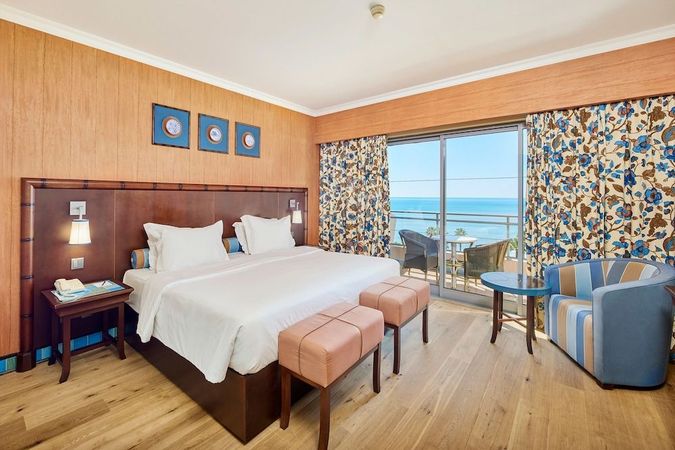 Dobbeltværelse med havudsigt på Grande Real Santa Eulalia Resort i Albufeira