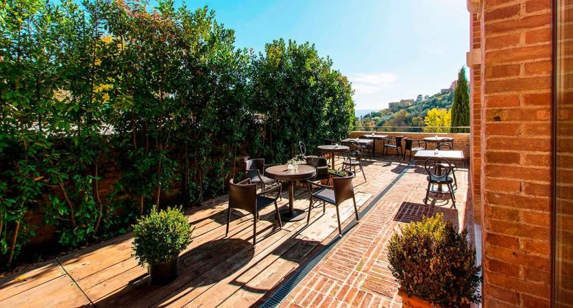 Hotel med terrasse