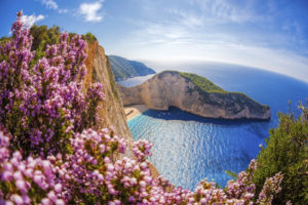 Navagio Beach på Zakynthos