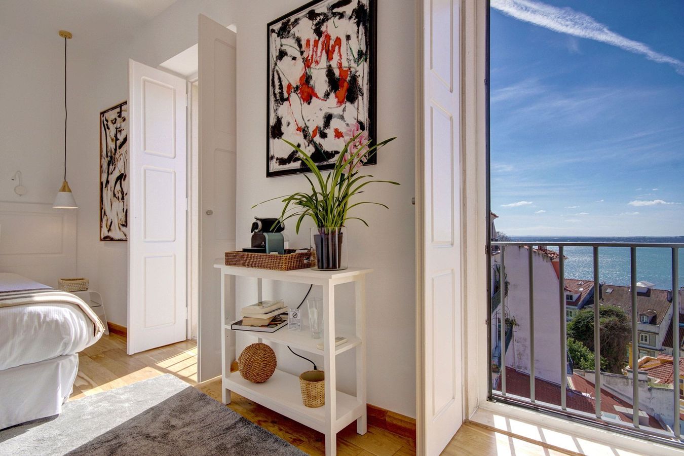 Suite med udsigt til floden på Solar dos Mouros i Lissabon