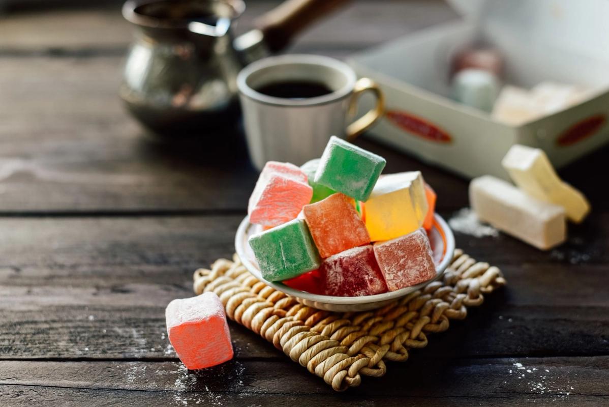 Turkish delight sammen med tyrkisk kaffe er et must etter maten