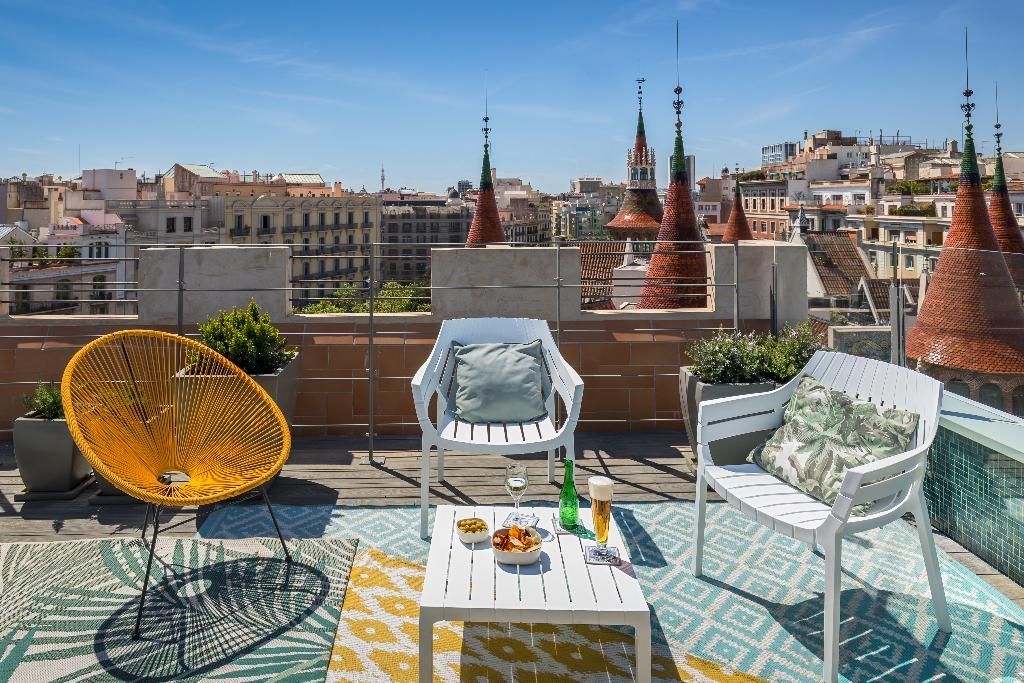 Terrasse på Occidental Diagonal 414