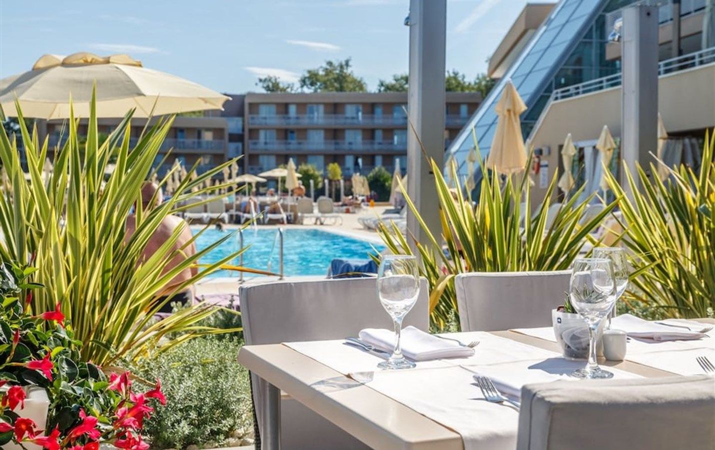 Restaurant på Laguna Molindrio Hotel