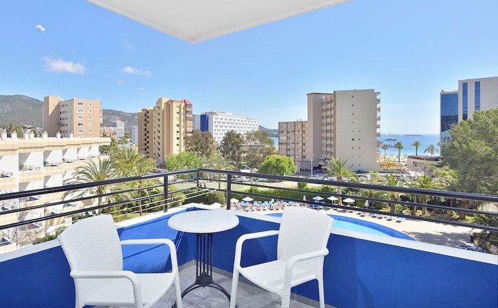 Havutsikt på Sol Lunamar Apartamentos, Palma Nova
