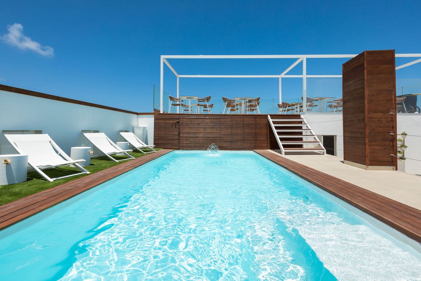 Cotillo House ligger i Fuerteventura og har pool på taget.