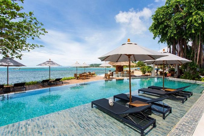 Rocky's Boutique Resort er et Hotel med basseng i Lamai Beach