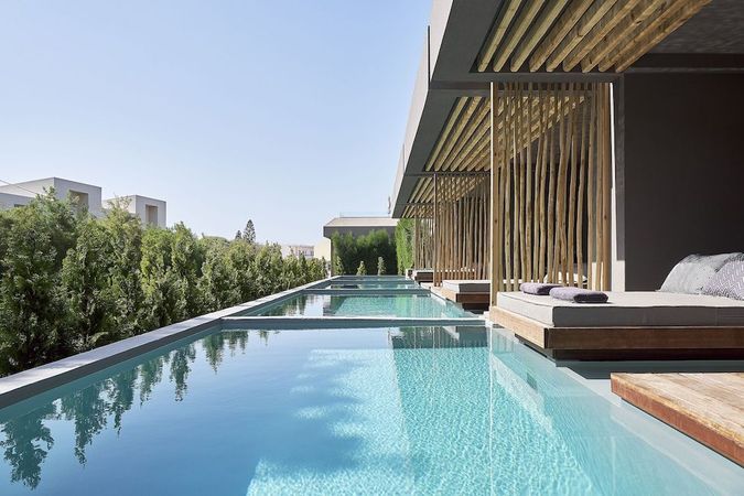 Dobbeltværelse m. adgang til pool på Elysium Boutique Hotel