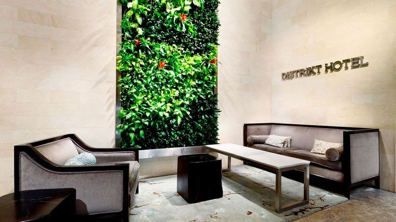 lobby / lounge paa Distrikt Hotel