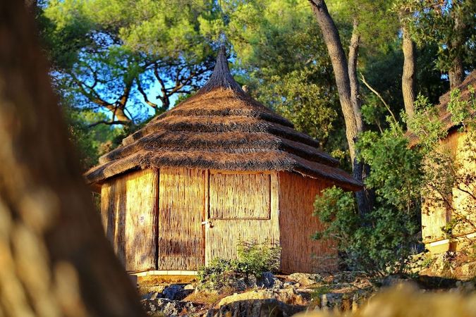 Bo på en dejlig campingplads i Kroatien
